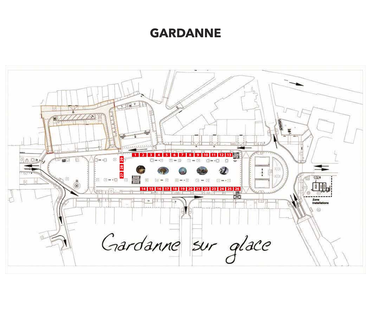 Plan Marché Gardanne 